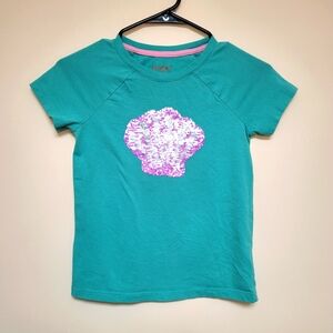 Cat & Jack | Shell Flip Sequin Graphic Tee | M (7/8)